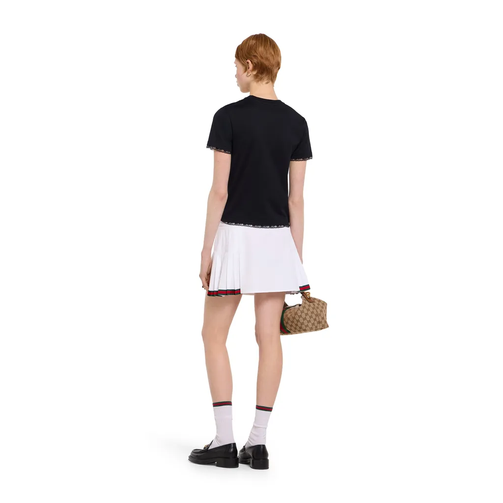 Cotton T-Shirt With Embroidery