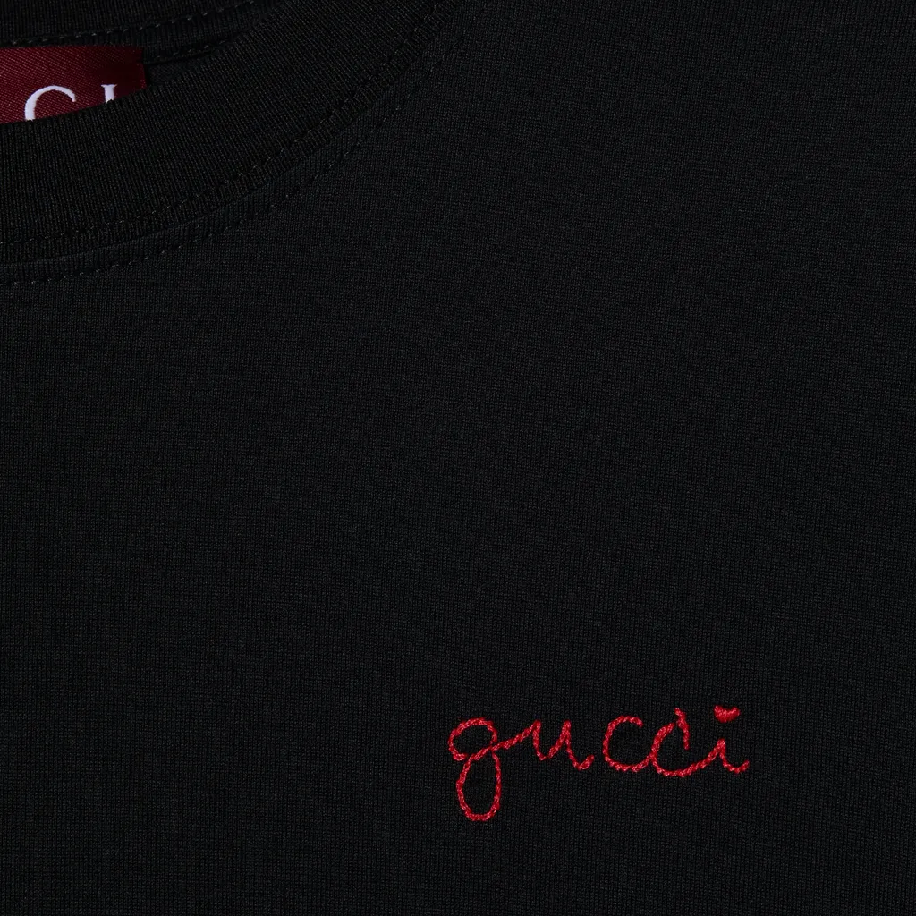 Cotton T-Shirt With Embroidery
