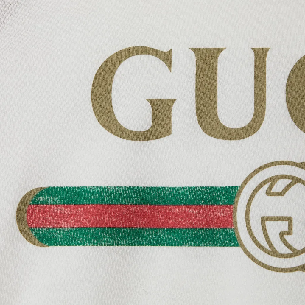 Cotton Jersey T-Shirt With Print
