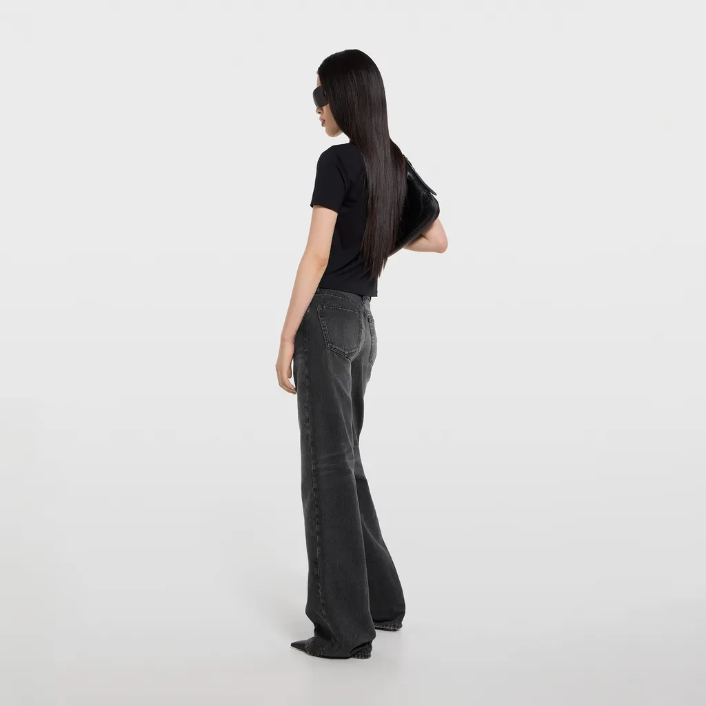 Rayon Jersey T-Shirt With Embroidery