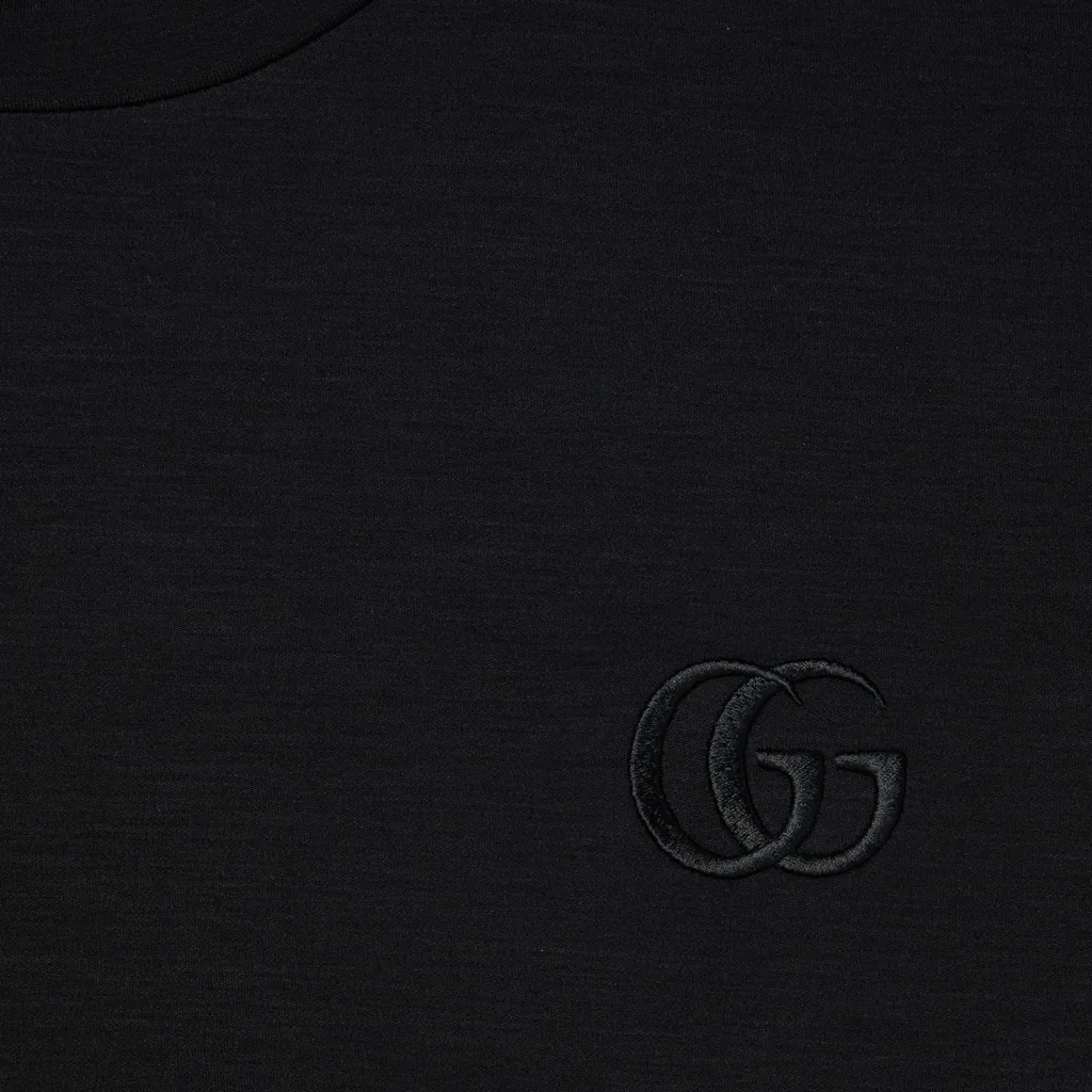 Rayon Jersey T-Shirt With Embroidery
