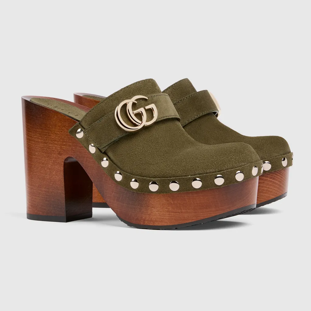 Platform Clog With Double G
