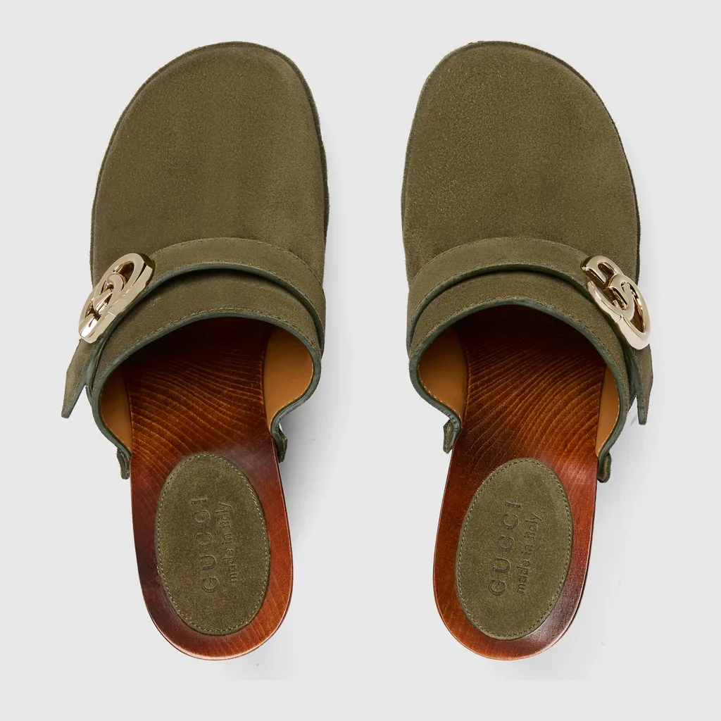 Platform Clog With Double G