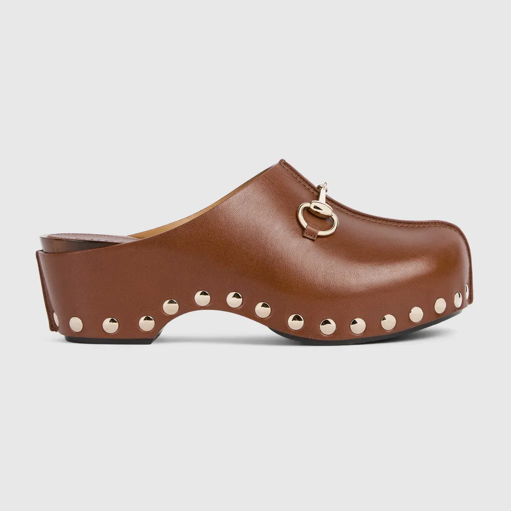 Platform Clog With Horsebit