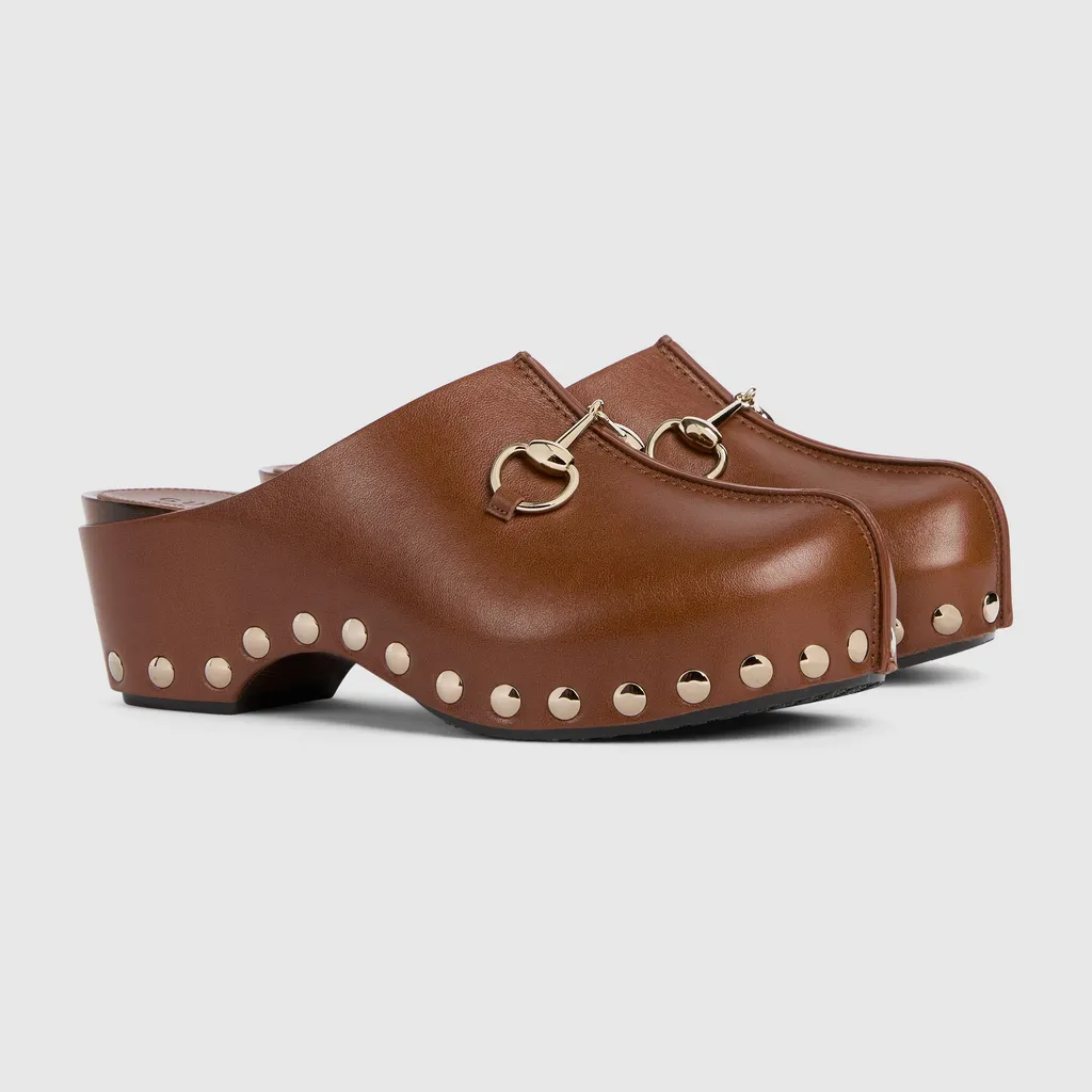 Platform Clog With Horsebit