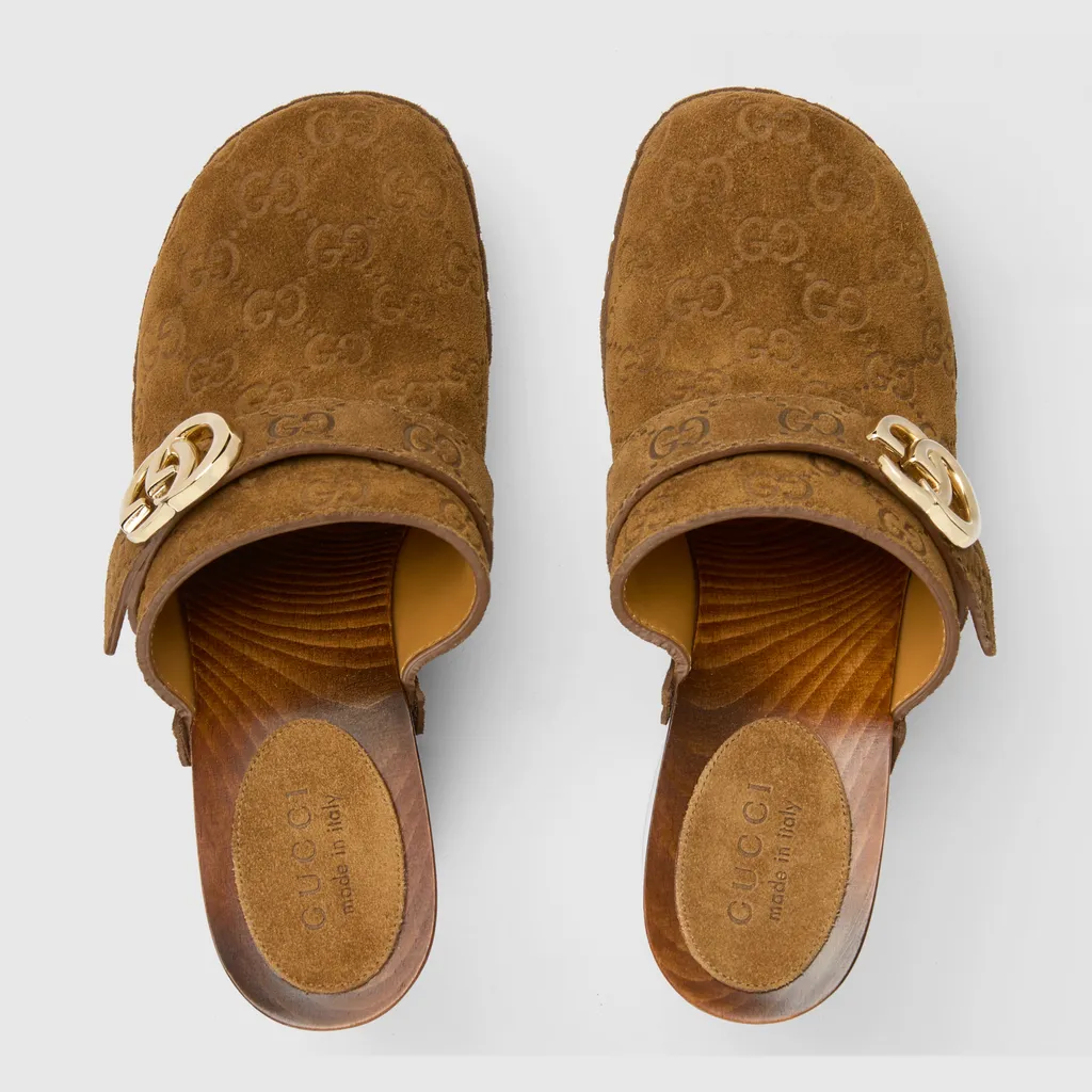 Platform Clog With Double G