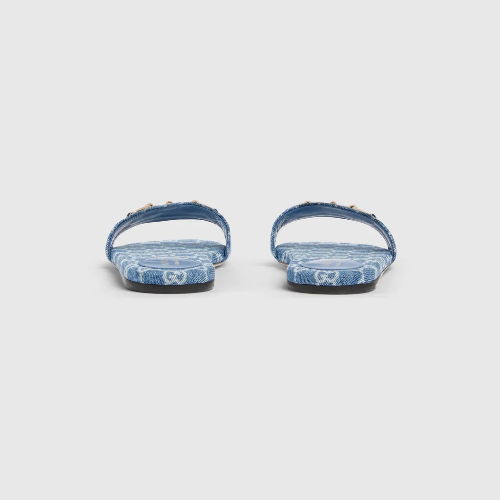 Slide Sandal With Horsebit