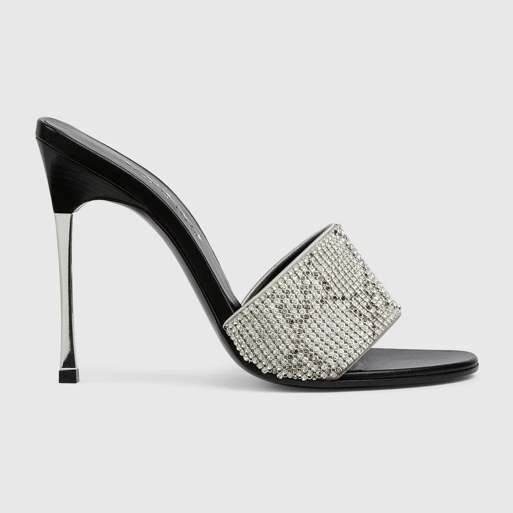 Crystal Bombshell Slide Sandal