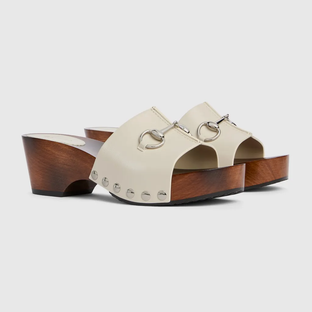 Platform Clog With Horsebit