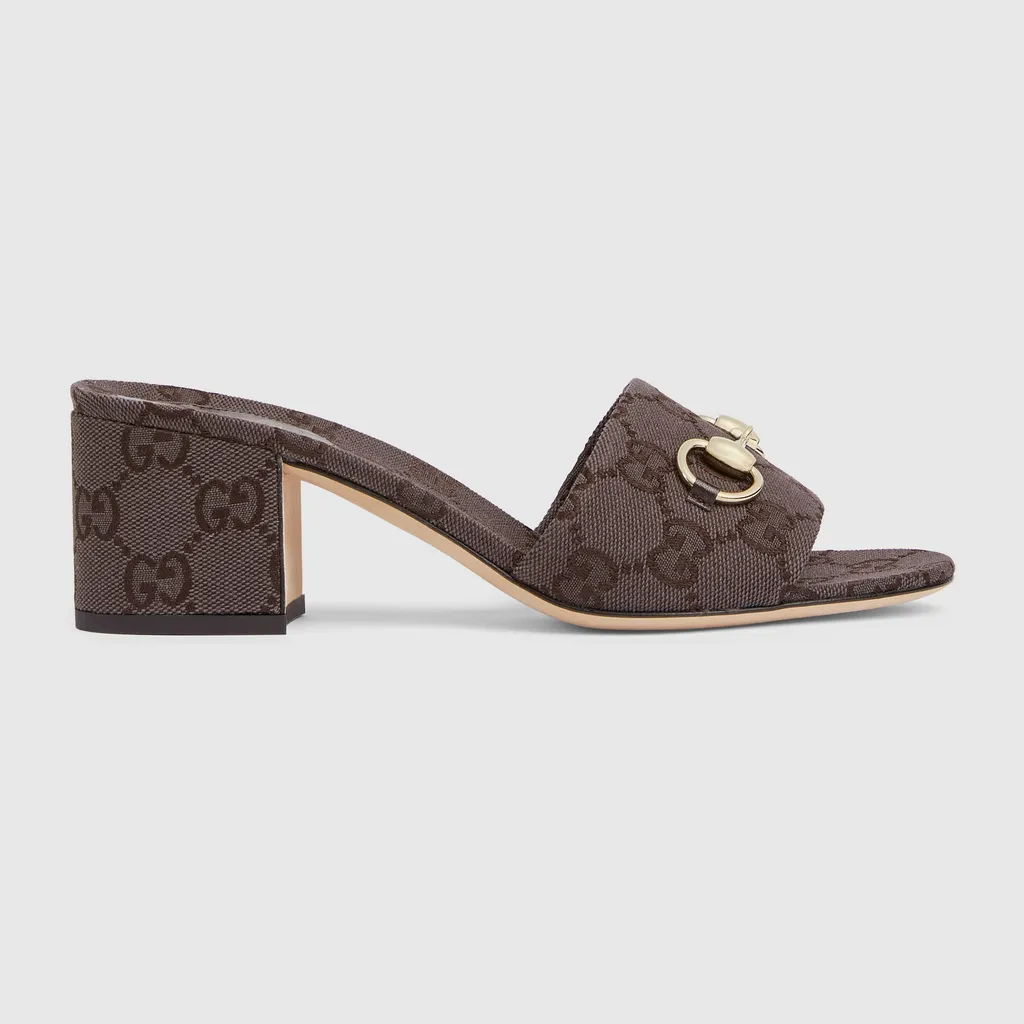 Slide Sandal With Horsebit