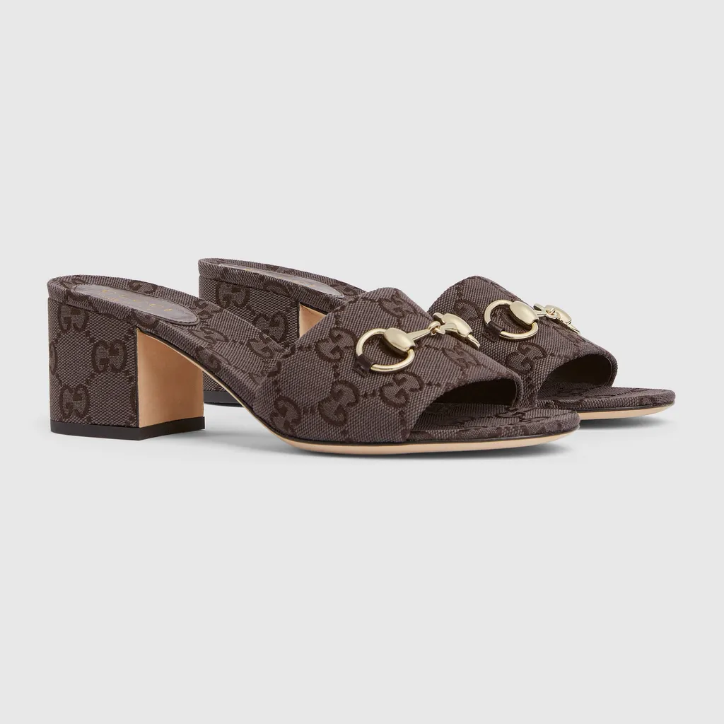 Slide Sandal With Horsebit