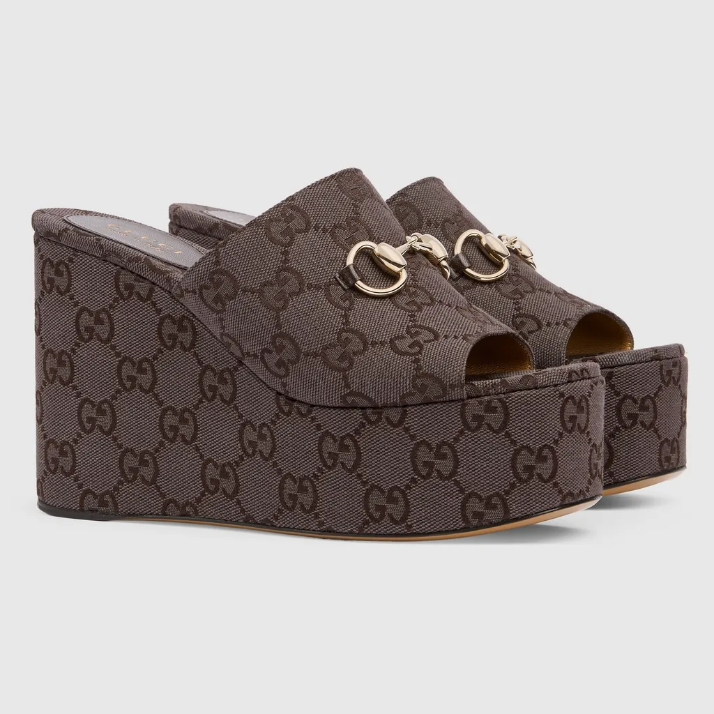 Wedge Sandal With Horsebit