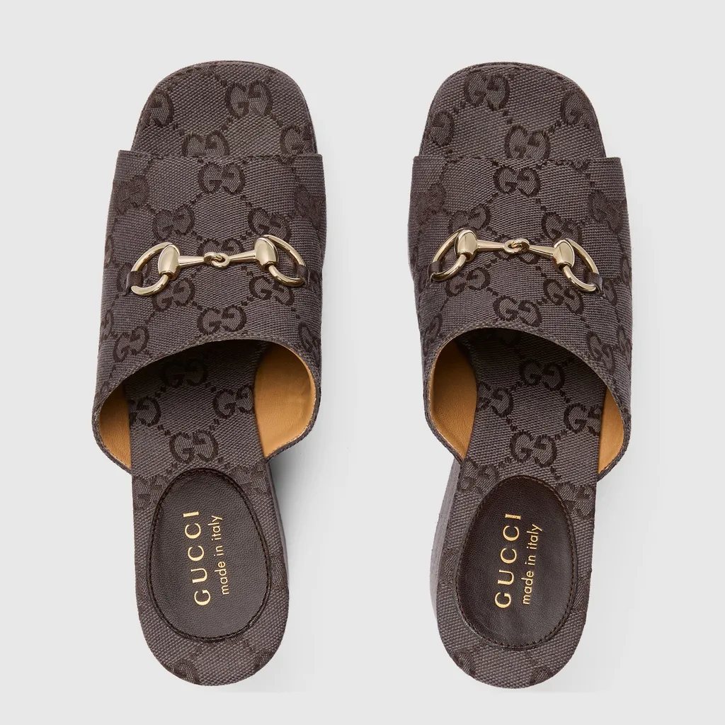 Wedge Sandal With Horsebit