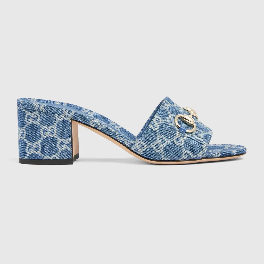 Slide Sandal With Horsebit