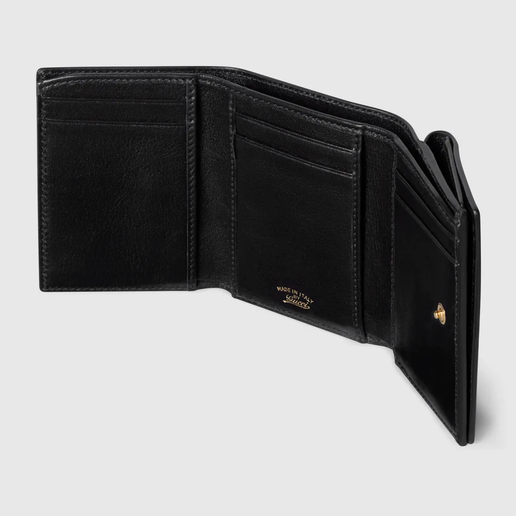 Gucci Horsebit Web Small Tri-Fold Wallet