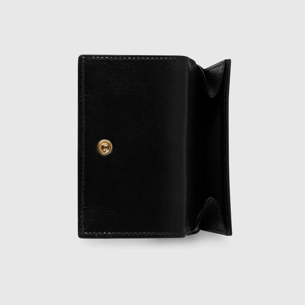 Gucci Horsebit Web Small Tri-Fold Wallet