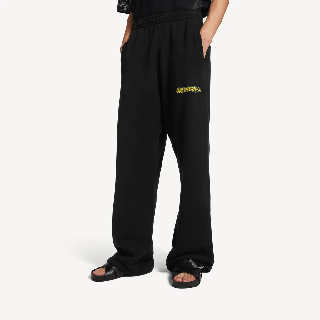 Messy Spray Baggy Sweatpants