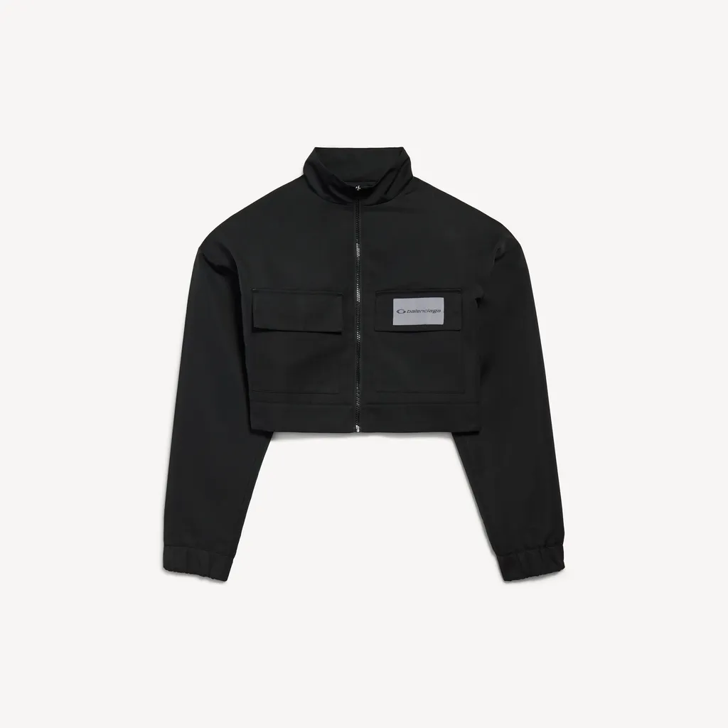 Cropped Tracksuit Jacket