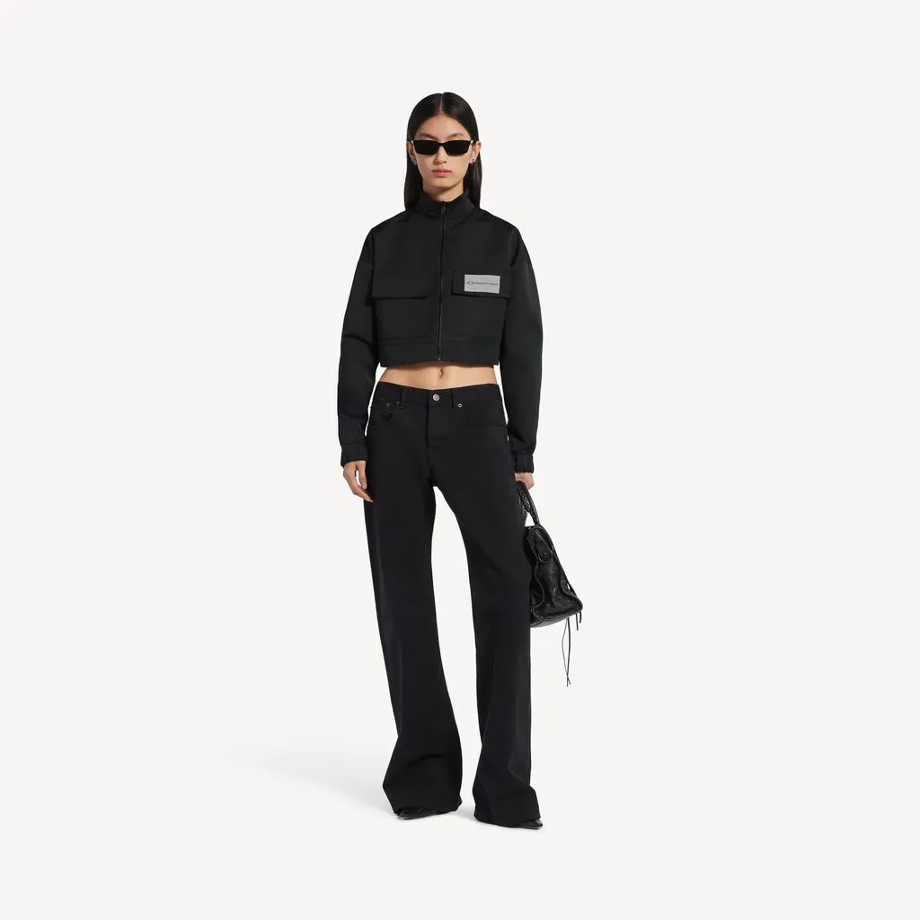 Cropped Tracksuit Jacket