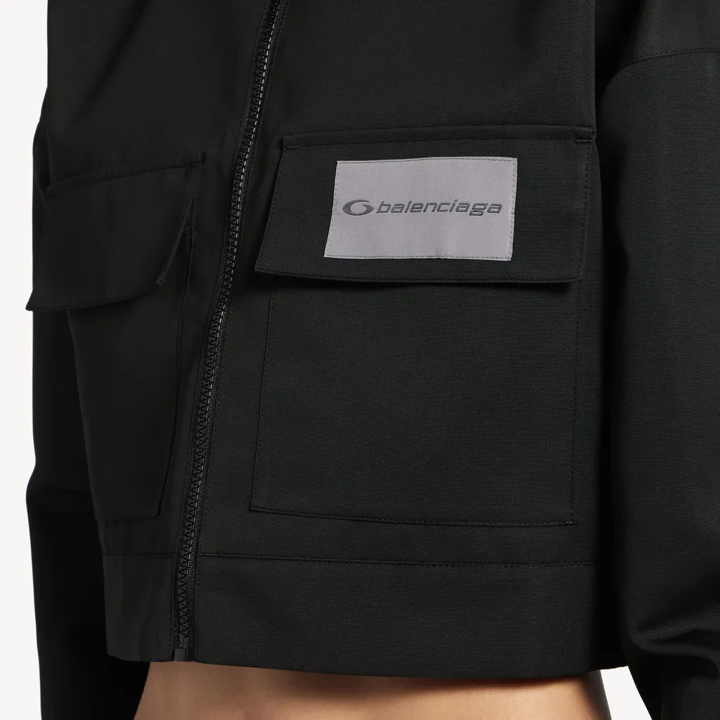 Cropped Tracksuit Jacket