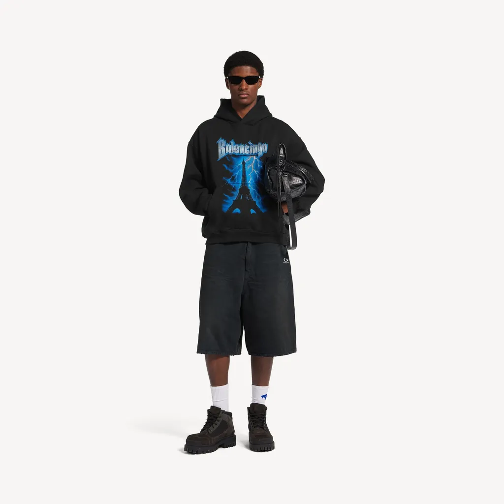 Paris Thunderstorm Hoodie Medium Fit