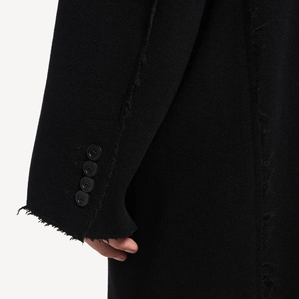 Raw Edge Coat