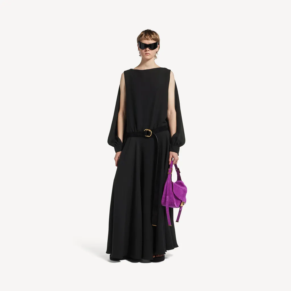 Long Sleeve Balloon Dress