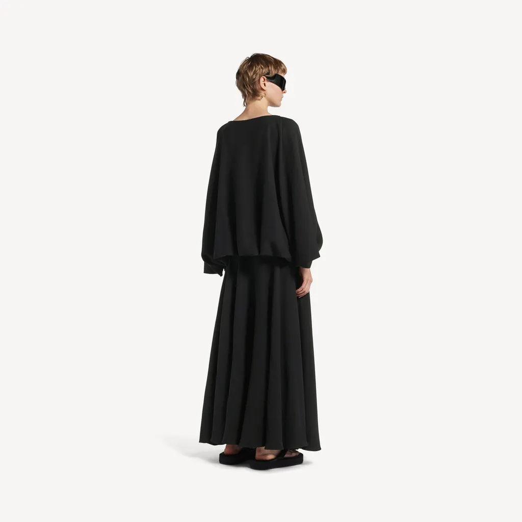 Long Sleeve Balloon Dress