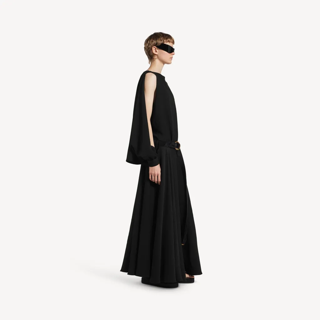 Long Sleeve Balloon Dress