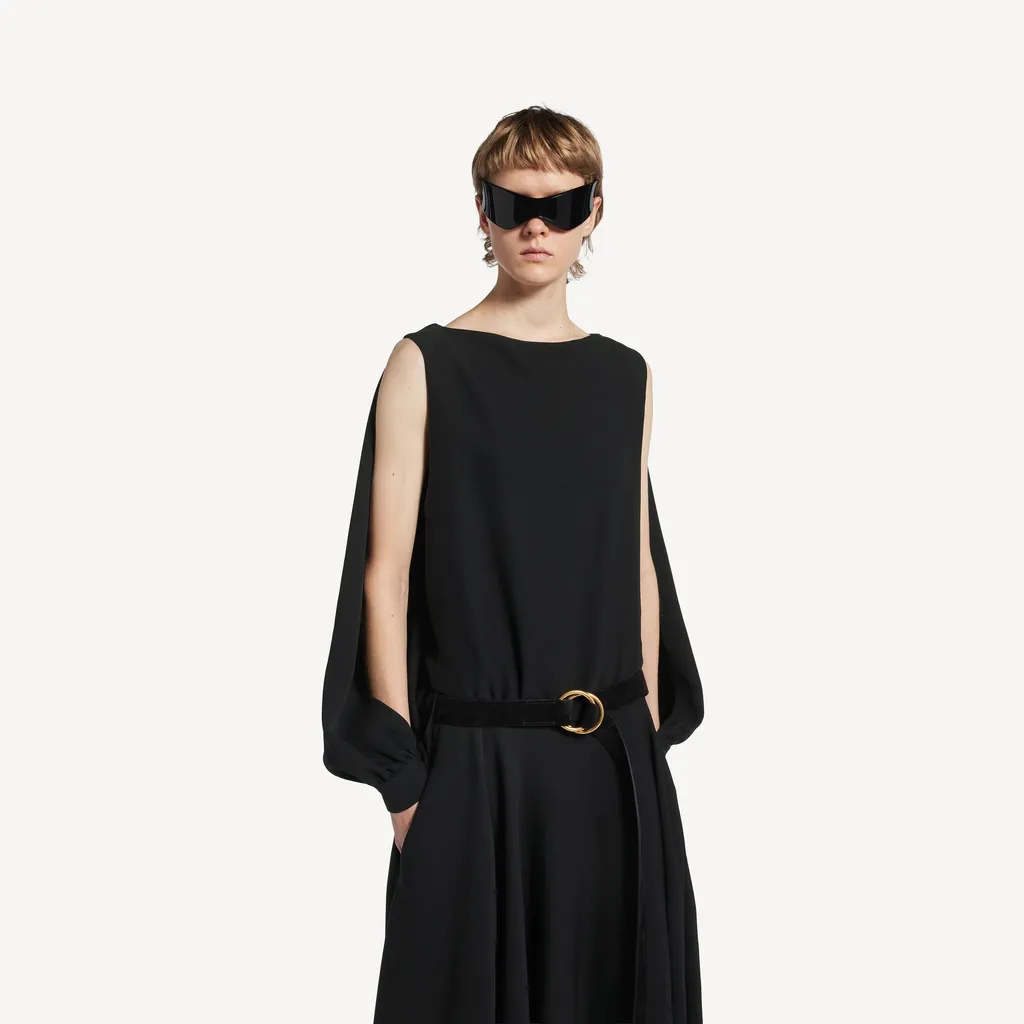 Long Sleeve Balloon Dress