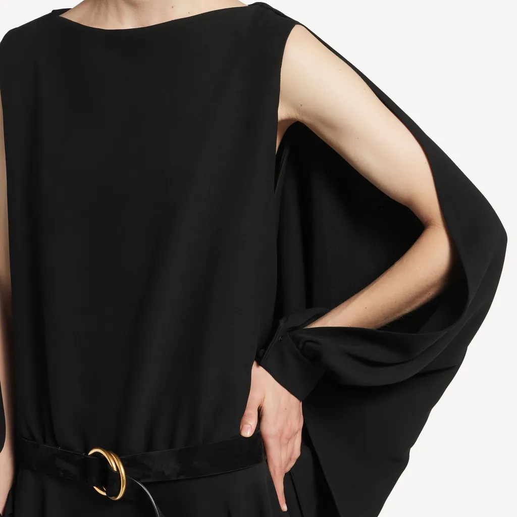 Long Sleeve Balloon Dress