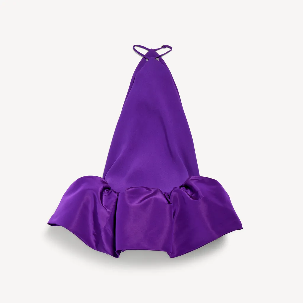 Halter Balloon Mini Dress