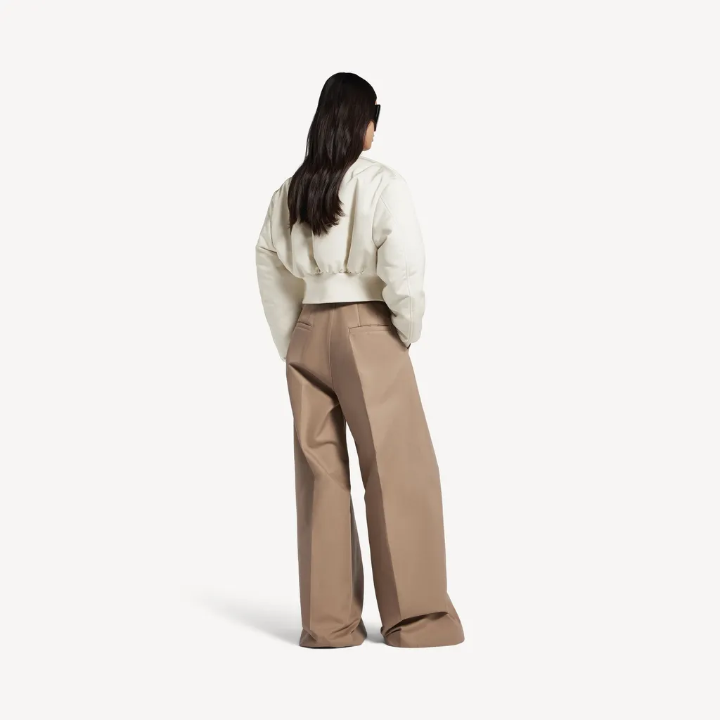 Cropped Bomber Jacket