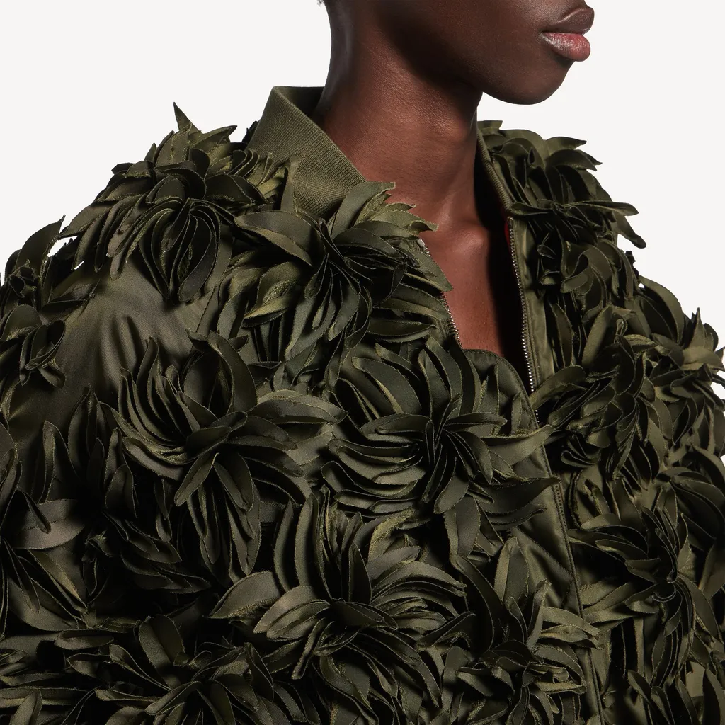 Flowers Cocoon Bomber