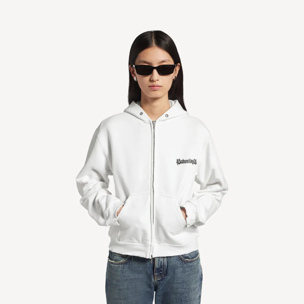 Salon De Couture Zip-Up Hoodie Regular Fit