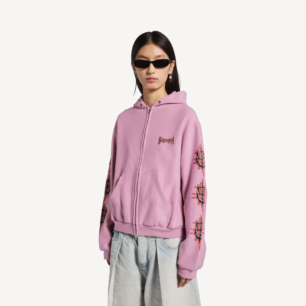 Sacré CŒUr Zip-Up Hoodie Medium Fit