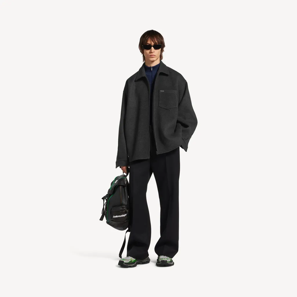 Brushed Wool Overshirt