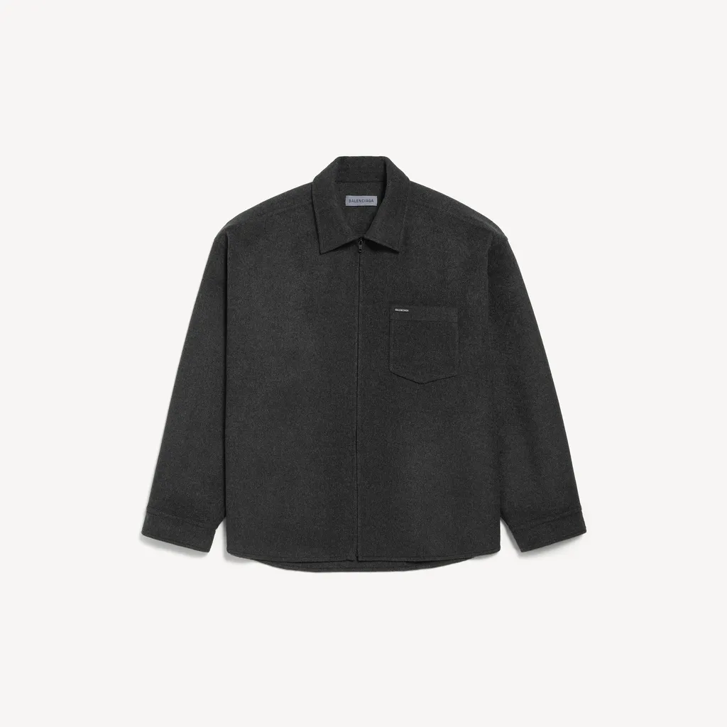 Brushed Wool Overshirt