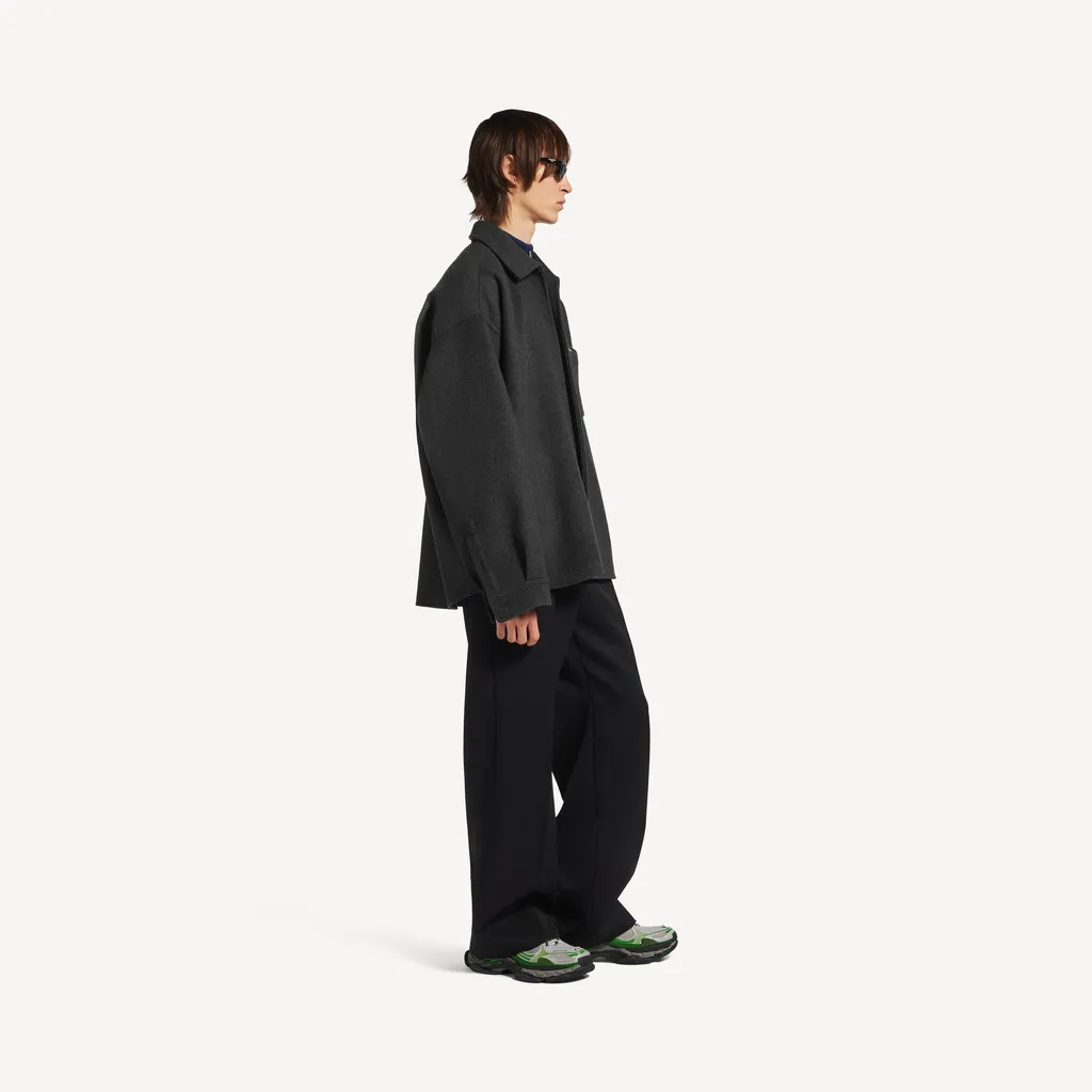 Brushed Wool Overshirt