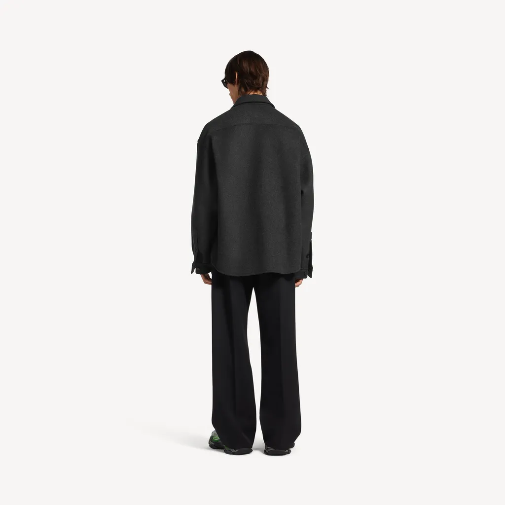 Brushed Wool Overshirt