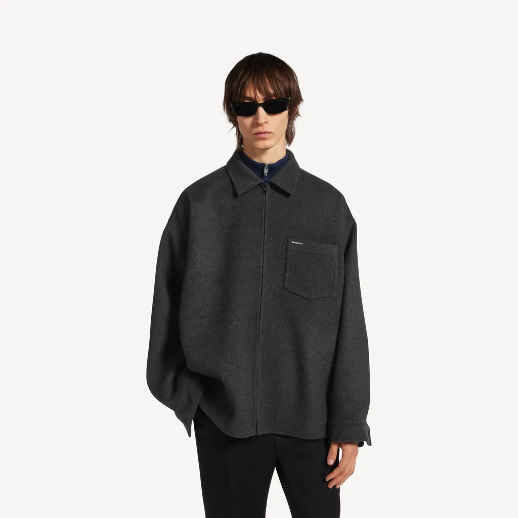 Brushed Wool Overshirt