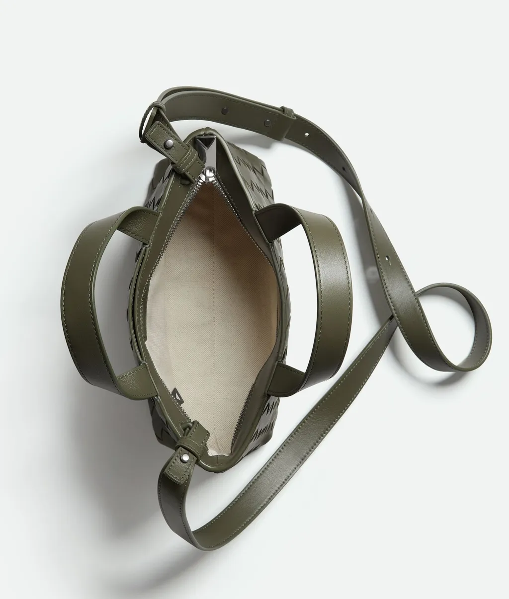 Mini Intrecciato Zipped Tote
