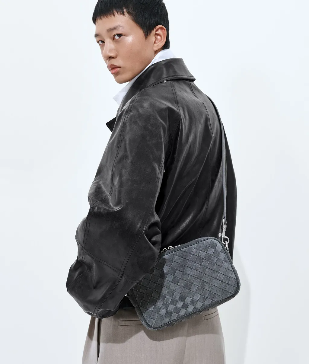 Small Intrecciato Camera Bag