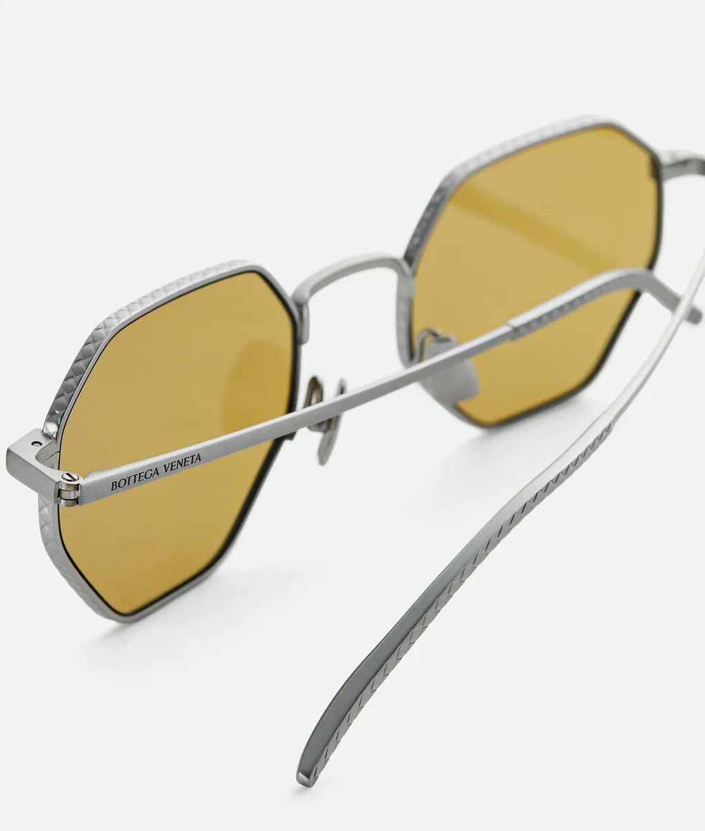 Intrecciato Geometrical Sunglasses