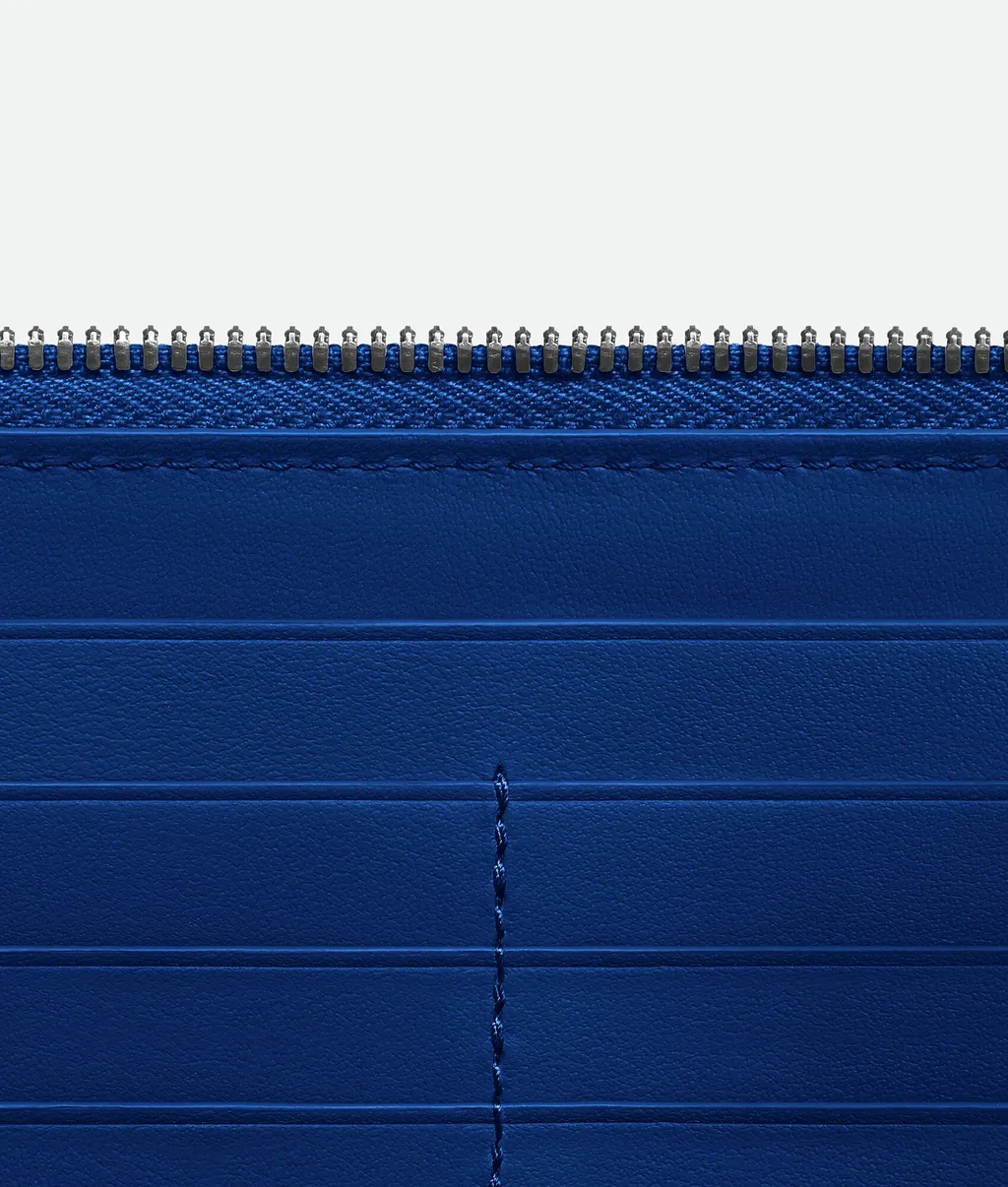 Intrecciato Zip Around Wallet