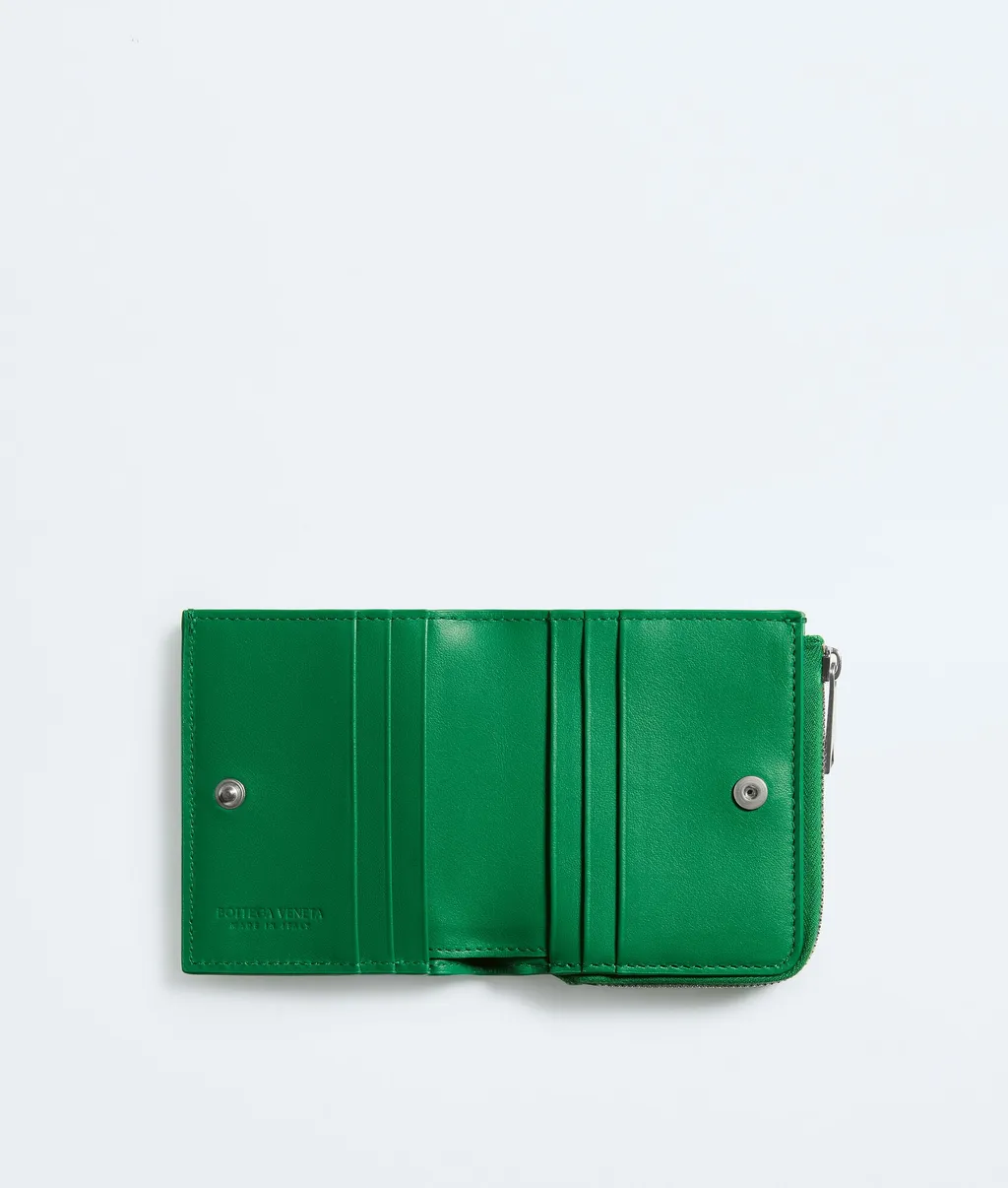 Intrecciato Stamp Bi-Fold Wallet