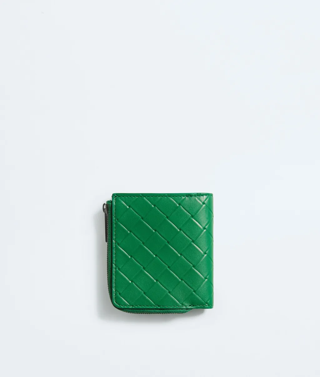 Intrecciato Stamp Bi-Fold Wallet