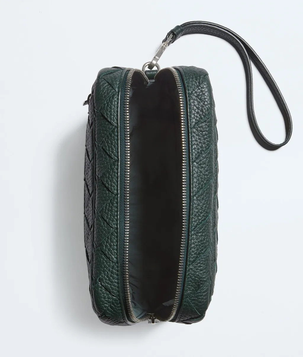 Intrecciato Small Pouch With Wristlet
