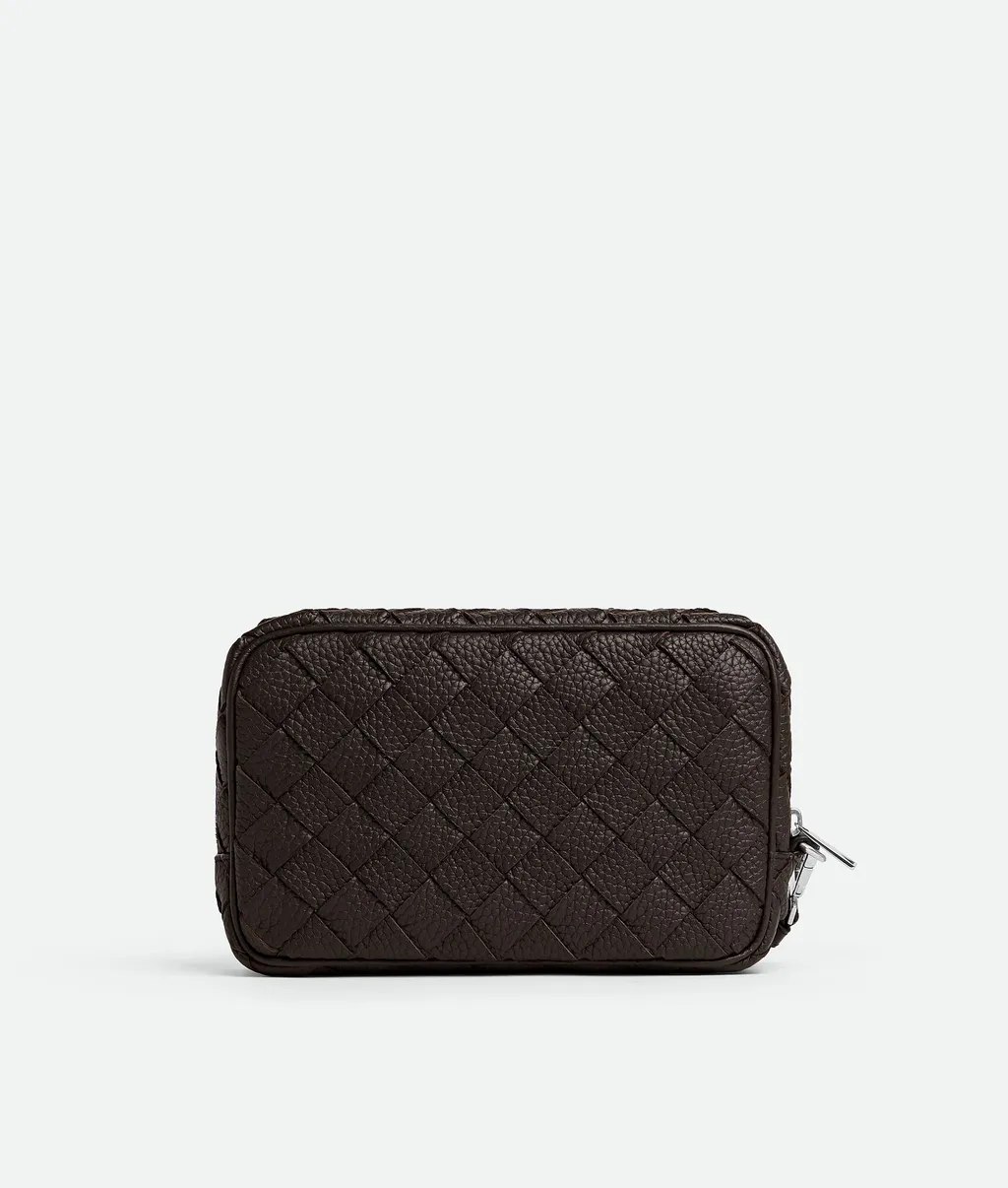Intrecciato Small Pouch With Wristlet
