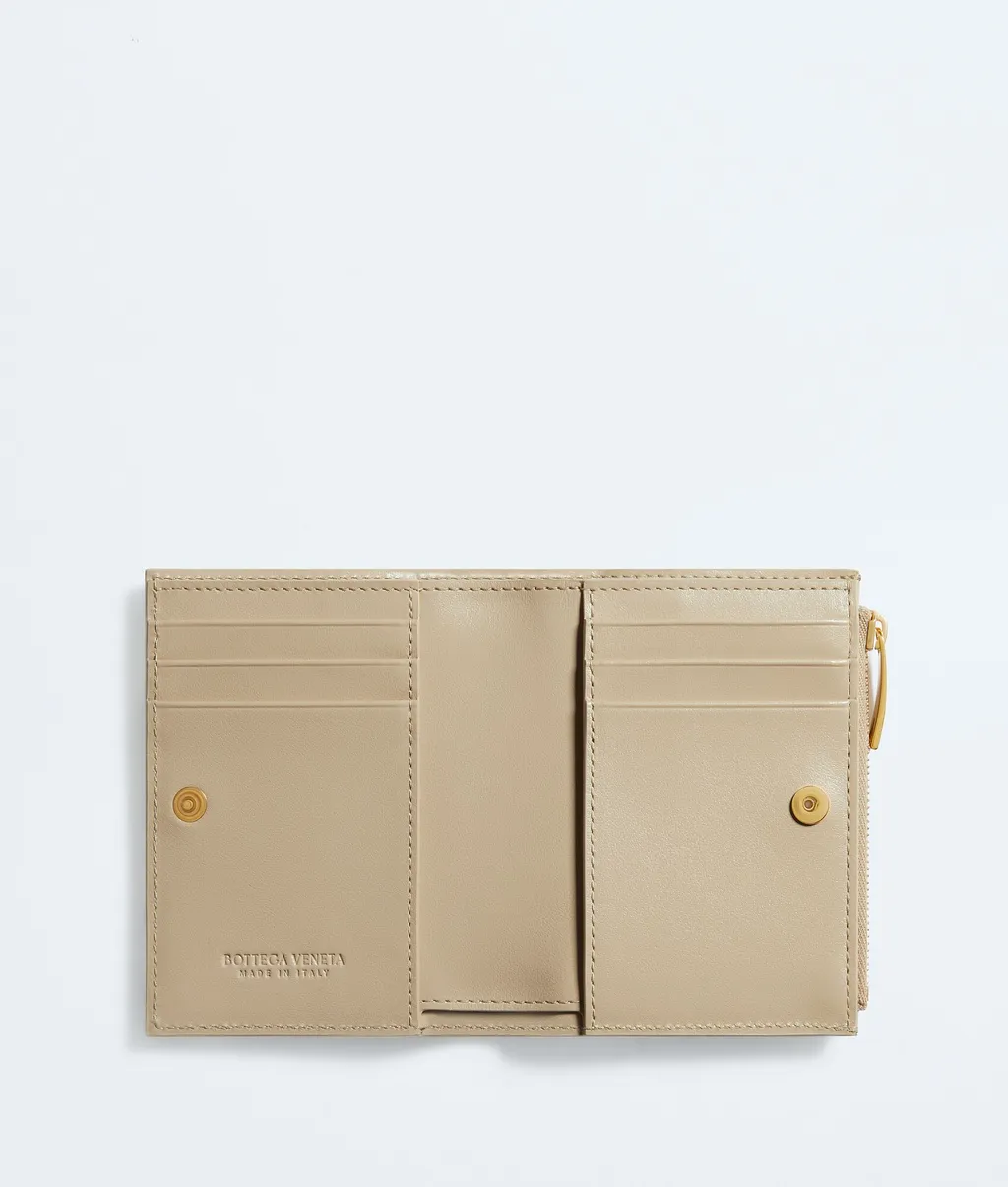 Intrecciato Small Bi-Fold Wallet